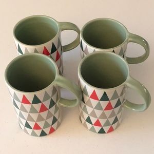 NWT Starbucks 2017 Geometric 12fl oz mugs